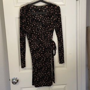 Topshop star print wrap dress. Size 8